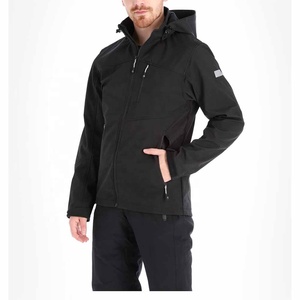 Veste de travail d'hiver unisexe Softshell personnalisée avec rembourrage en coton Manteau d'extérieur coupe-vent et imperméable à glissière pour hommes - Product Image 2