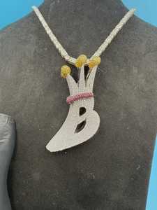 จี้ห้อยคอแบบกำหนดเองได้ ตัวอักษรชื่อเริ่มต้น จี้เงินแท้ 925 จี้ฮิปฮอป จี้เพชรโมอิสซาไนต์ VVS จี้ตัวอักษรพร้อมห่วงคล้องแบบมงกุฎ - Product Image 5