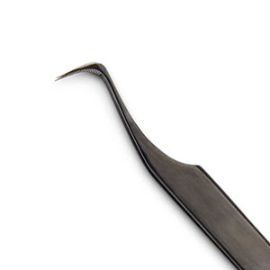 Pince à épiler pour extensions de cils de qualité supérieure, pointe courbée, outil d'application de cils pour les salons de beauté - Product Image 6