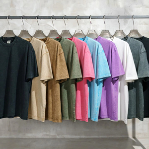 เสื้อยืดคัสตอมทรงปกติ คุณภาพสูง 320gsm สไตล์วินเทจ สตรีทแวร์ ผ้าคอตตอนเนื้อหนัก ซักแล้วไม่ยับ ดีไซน์เรียบง่าย สำหรับผู้ชาย - Product Image 1
