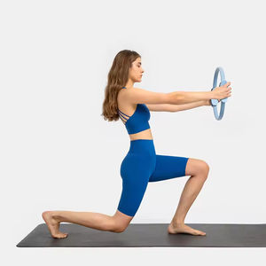 Pantalones cortos deportivos de compresión para mujer – Pantalones cortos elásticos de cintura alta para yoga, correr y entrenamiento físico - Product Image 2