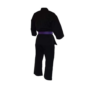 Kimono Harn Kids BJJ Gi en tissu perlé 100% coton 380g léger et durable avec ceinture blanche, logo sur le devant, approuvé par l'IBJJF - Product Image 2