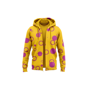 Sudadera con capucha y cremallera para hombre, de otoño, 100% poliéster, con estampado por sublimación. - Product Image 3