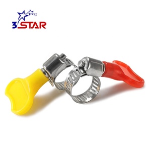 Thép mạ kẽm/Thép không gỉ phong cách Mỹ Ống kẹp với nhựa bướm Key xử lý trong nhiều màu sắc - Product Image 2