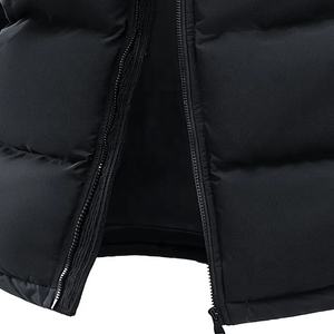 Veste matelassée pour homme de haute qualité, personnalisable avec logo, décontractée, à manches longues, manteau d'hiver avec col montant et capuche, imperméable pour homme - Product Image 5
