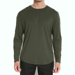 Camisetas de hombre elegantes y a la moda, camisetas de hombre con diseño básico, camisetas de hombre de manga corta, camisetas de hombre de color sólido en venta. - Product Image 4
