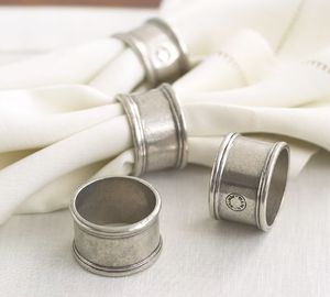 Anneau de serviette en métal décoratif, parfait pour les hôtes élégants et les belles compositions de table - Product Image 5