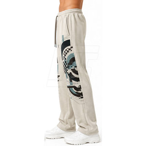 Pantalons DTF personnalisés pour hommes – Vêtements décontractés streetwear – Fournisseur en gros de vêtements – Fabricant de bas de gamme modernes - Product Image 4