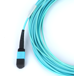 Cable de datos de fibra óptica <span class=keywords><strong>TTI</strong></span> Aqua con certificación ISO9001, revestimiento LSZH, 3M, 8, 12, 24 núcleos, OM3, MPO, MTP, cable de conexión de alta densidad para interiores y exteriores - Product Image 2