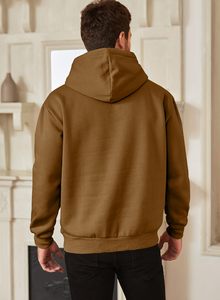 Sudadera con Capucha Extra Grande para Hombre, Color Sólido, Logotipo, Algodón, Venta al por Mayor, Múltiples Colores Disponibles, Ropa Urbana Unisex - Product Image 4