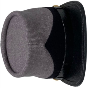 <b>Vintage</b> Wool Kepi <b>Cap</b> Adjustable 100% Wool Hand Embroidery Digital Printing Historical American Reproduction Style Grey Hats - Product Image 4