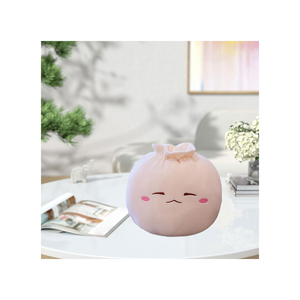 Cute Pink Plush Pillow With Drawstring Top 31cm-50cm Soft Stuffed Toy For Kids Unisex - Product Image 1