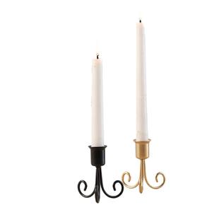 Candelabros de diseño moderno con anillos dorados, portavelas decorativos de metal, juego de 2, soporte geométrico para velas, para decoración del hogar - Product Image 6