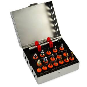 Kit de forets chirurgicaux manuels pour implants dentaires, outils de base, tournevis hexagonaux à cliquet, broches parallèles CE MOL par SurgiRight - Product Image 5