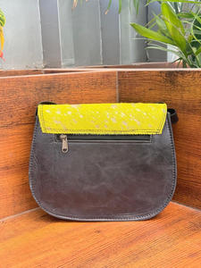 Offre Spéciale nouvelle mode cheveux sur métallique sacs à bandoulière pour femmes personnalisé en cuir véritable sacs à bandoulière peau de vache flocon dames sac à main - Product Image 5