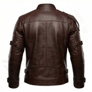 Chaqueta de Motociclista de Cuero Genuino para Hombre de la Mejor Calidad, Nueva Colección de Invierno, Chaquetas de Motocicleta con Protecciones Desmontables Personalizadas - Product Image 2