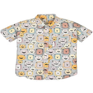 Camisas informales para hombre de nueva tendencia al por mayor manga completa antiarrugas característica transpirable Spandex/material de poliéster ajuste regular - Product Image 2