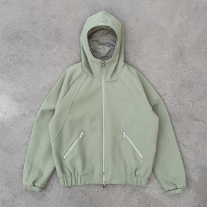 Wholesale Manufacturer for Men Waffle Knit Long Sleeve Boxy Fit Hoodie <b>Zip</b> <b>Ups</b> - Product Image 2