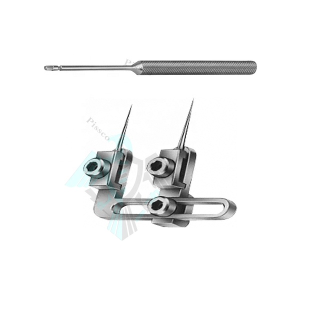Micro Nerve Approximator Nerve Surgery Instrument Nerve Approximator Nerve Surgery Forceps 2 PCS Set Stainless Steel