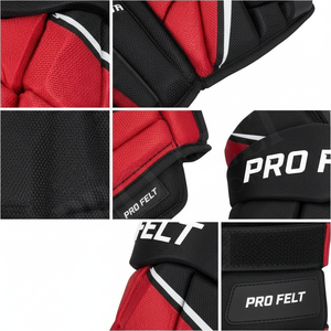 Guantes de Fútbol Americano Acolchados de Color Personalizado, Guantes de Protección para Entrenamiento, Agarre para Tácticas de Touchdown, Equipo de Seguridad Deportiva, Guantes de Dedo Completo - Product Image 4