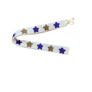 สายกระเป๋าประดับลูกปัดแบบสั่งทำพิเศษ ปักอักษรย่อตามต้องการ สำหรับกระเป๋าโท้ทและกระเป๋าถือ อุปกรณ์ตกแต่งกระเป๋า สายกระเป๋าประดับลูกปัด - Product Image 1