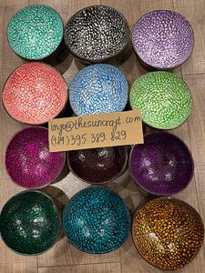 Nouvelles Bols en Noix de Coco Naturels Personnalisables avec Logo Thaïlandais, Incrustation en Laiton, Art Traditionnel – Achat en Gros, Meilleure Offre - Product Image 6