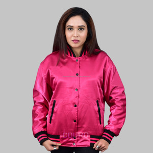 Chaqueta de satén vintage de seda lisa en blanco ligera personalizada para hombres y mujeres - Product Image 1