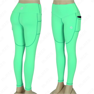 OEM Vente en gros Pantalon de yoga léger sans coutures Taille haute respirant Spandex/Polyester Taille élastique Leggings de yoga - Product Image 2