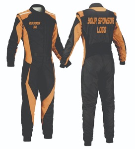 Hot Selling High Quality Breathable <b>Waterproof</b> Windproof Flame-Retardant Unisex <b>One</b>-piece Go Kart Racing Suit Cordura 500 D - Product Image 4