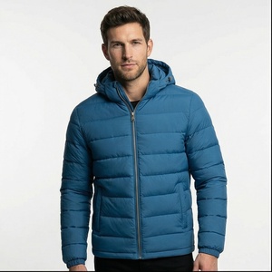 Chaqueta Acolchada de Lona Nueva, de Alta Calidad, Impermeable, con Cierre de Cremallera, Logotipo Frontal, Invierno, Sólida, Personalizada, Moda Masculina, Moto y Motociclista - Product Image 1