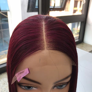 Super doble dibujado negro vietnamita largo peluca cierre 5x5 | Hueso recto de alta calidad - Product Image 4