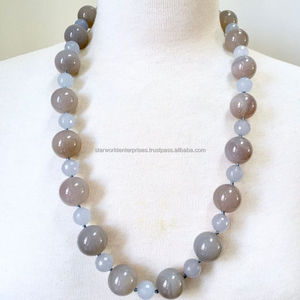 Collares de resina de joyería de moda de suministro directo de fábrica con juego de aretes para ocasiones de boda y fiesta a precio de exportación - Product Image 4