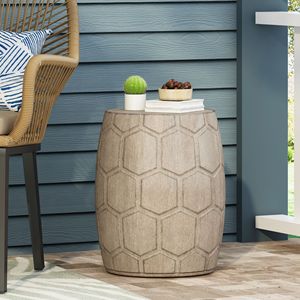 Lightweight <b>Outdoor</b> Concrete <b>Side</b> <b>Table</b> for <b>Outdoor</b> Living - Product Image 3