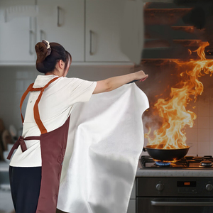 Fiberglass Fire Blanket for Industrial, <b>Kitchen</b> & Workshop Fire Safety - Product Image 6
