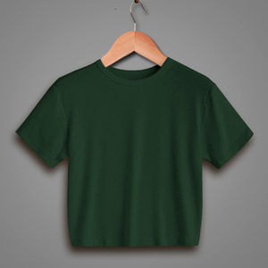 Camiseta corta de algodón de alta calidad para mujer, ofrecida por una marca privada con envío global rápido para compradores mayoristas. - Product Image 3