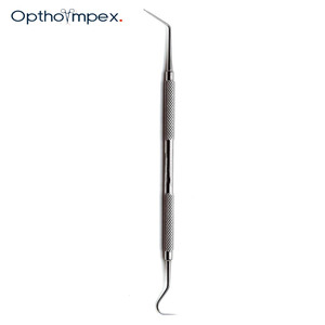 Raspador Dental Manual Profesional y Curetas de Acero Inoxidable, Instrumentos con Agarre Ergonómico para Limpieza Dental, Uso en Clínicas Dentales - Product Image 2