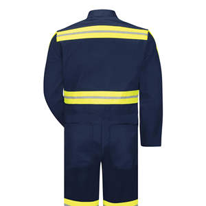 Uniforme de Trabajo de Seguridad Industrial de Alta Visibilidad BETTERGLOWAPPARELMFG Personalizado, Conjunto Unisex de Algodón Transpirable con Certificación CE - Product Image 5