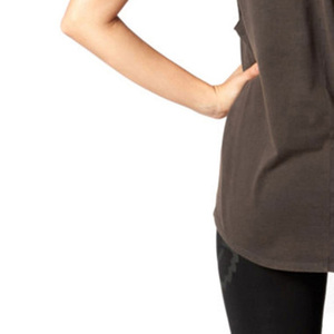 Camiseta sin mangas informal para mujer, de punto, de secado rápido, transpirable, ecológica, de spandex/algodón - Product Image 3