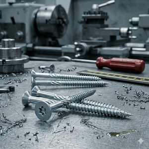 เหล็กกล้าคาร์บอนชุบนิกเกิลเคลือบออกไซด์สีดำ เกรดอุตสาหกรรม คลาส 4.8 6.8 เมตริก/นิ้ว หัวจมแบบ Torx เกลียวหยาบ เจาะเกลียวเองได้ PDC - Product Image 1