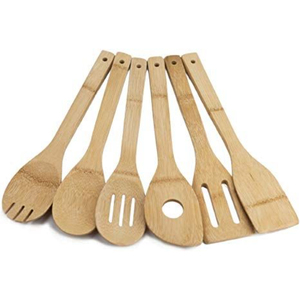 Handcrafted Natural Wooden Cooking Utensils Set Eco-Friendly Non Stick Spatula And Spoon Set Kitchen <b>Tools</b> With Custom Logo - Product Image 5