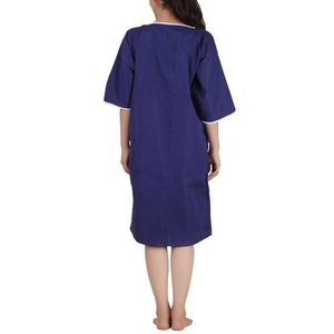 Batas de Laboratorio Médicas para Mujer, Alta Calidad, Uso Casual, Verano, Color Sólido, Algodón, Precios al por Mayor - Product Image 3