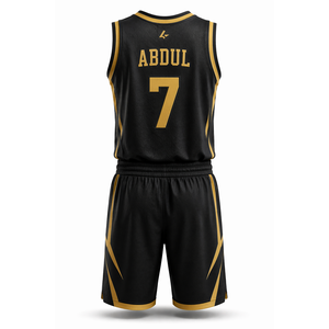 Ensemble d'uniformes de basketball personnalisés en gros pour hommes, femmes et jeunes – Maillots et shorts avec impression par sublimation, séchage rapide, vêtements de sport OEM - Product Image 4