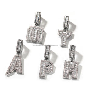 จี้ตัวอักษร CEO สุดหรู ประดับเพชร VVS มอยส์ซาไนต์ เงินแท้ 925  แบบ Iced Out สไตล์แร็ปเปอร์ ฮิปฮอป - Product Image 6