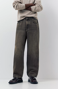 <b>Men's</b> Mid <b>Waist</b> Straight Leg Stonewashed Denim <b>Jeans</b> Casual Wear Autumn 100% Cotton Fabric Regular Fit Solid Color Quick Dry - Product Image 6