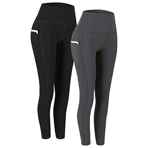 Women's Seamless Workout <b>Leggings</b> Flexible Stretch Fitness Pants for Yoga Exercise and Active Lifestyle - Product Image 3