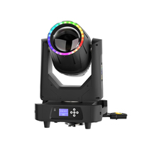 Projecteur de scène professionnel IP65 étanche 380W 19R à faisceau lumineux avec effet d'anneau RGB DMX512 19 canaux pour concerts en extérieur et tournées (Stock US)