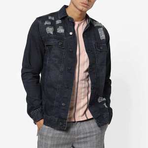 Winter Autumn <b>Lightweight</b> Canvas <b>Denim</b> <b>Jacket</b> for Men Regular Size Vintage Streetwear Trending Windproof Breathable Customizable - Product Image 1