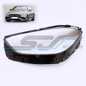 Pour Mercedes Benz Classe C, couvercle de phare en polycarbonate résistant aux UV - Product Image 2