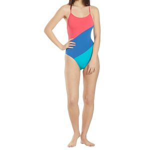 Ladies swim wear suits Wholesale High Quality Customized One-piece Women's Swim Suit Spandex/Polyester Quick Dry Breathable - Product Image 3