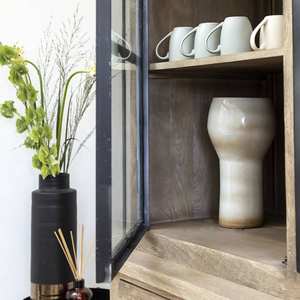 Aparador Vandana Prime Optima en madera de mango cepillada y metal negro - Product Image 5